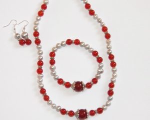 la corniola parure corniola rossa